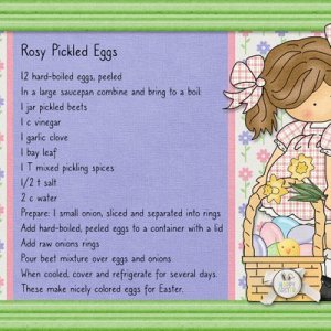 Rosy Pickled Eggs