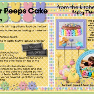 RECIPE Easter Peeps Cake