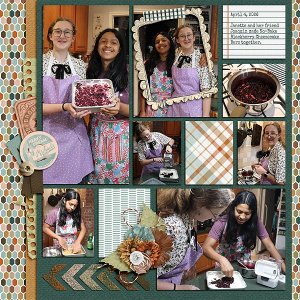 Janette Baking with her Friend