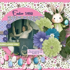 1980 Easter - Mom