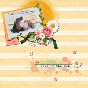Kiss in the sun