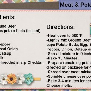 Meat and Potato Pie