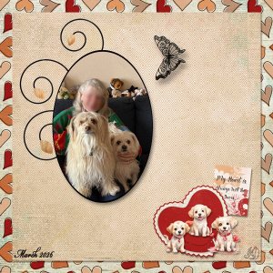 Toni and her dogs
