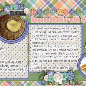 Banana Muffins with Oat Bran Recipe