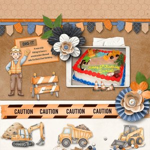A Construction Themed First Birthday