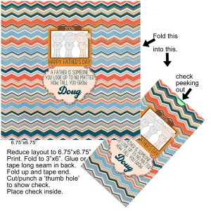 directions for gift checks