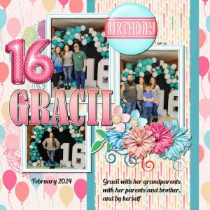 2024 02 Gracii's Sweet Sixteen