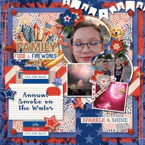 Family Food and Fireworks