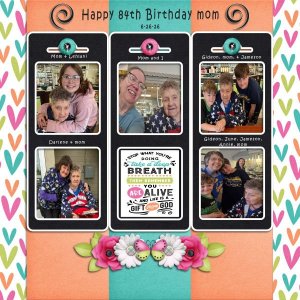 Happy 84th birthday mom