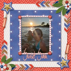 Sunset Swim