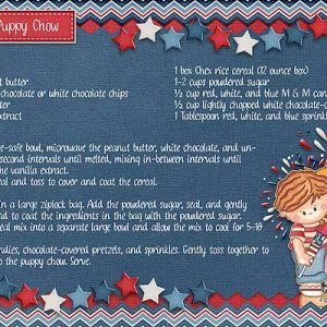 Patriotic Puppy Chow