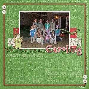 caroling
