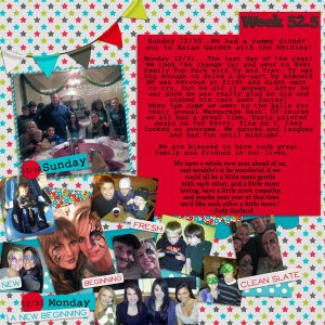 Week 52.5, 2012
