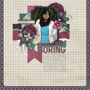 perfection is boring