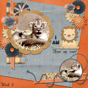 I AM Lion...Hear me roar!   Week 2