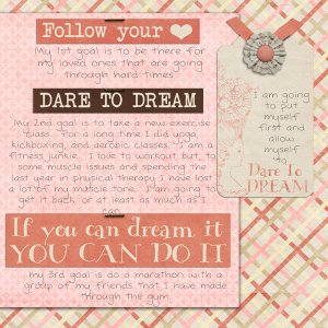my 3 goals
