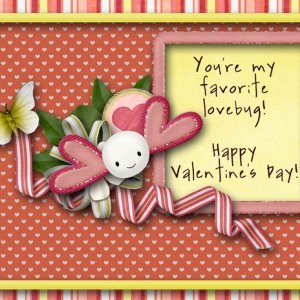 Favorite Love Bug Valentine's Day Cards