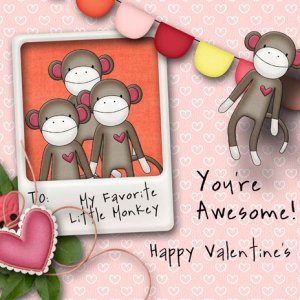 You're Awesome Valentine's Day Cards
