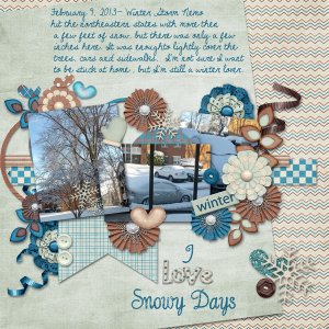 I Love Snowy Days