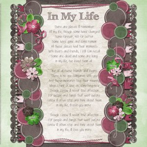 In My Life