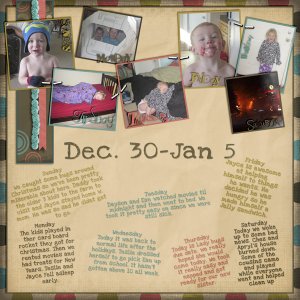 Dec 1- Jan 5