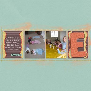Letter E