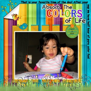 Absorb the Colors of Life