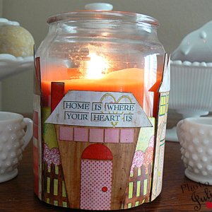 Hybrid candle decoration