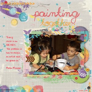 painting together