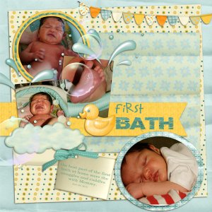 First bath