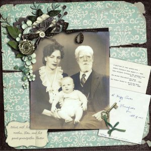 My dad with his mom and great grandfather