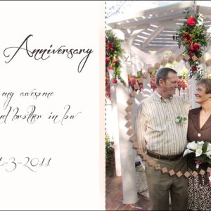 Anniversary card