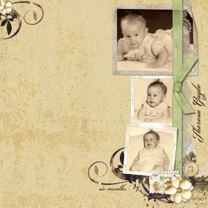 Theresa Gayle at six months