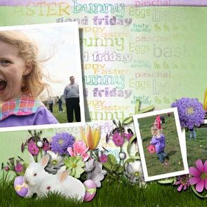 Happy Easter 2011 - double page