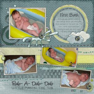 Tyson's First Bath