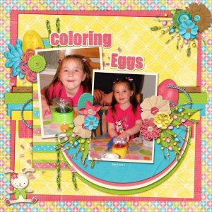 Rachel Dying Eggs 2011