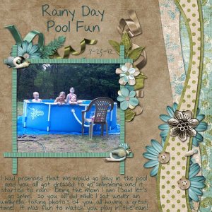 Rainy Day Pool Fun