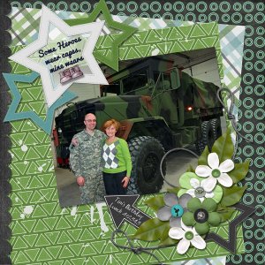 Some Heroes wear capes, mine wears combat boots