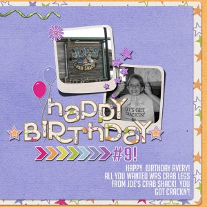 Happy 9th Birthday Avery