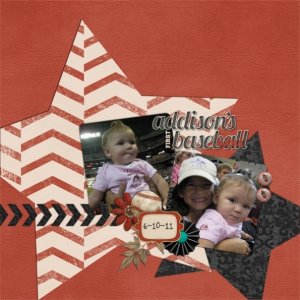 Addison's first baseball game