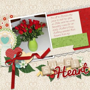 From my Sweetheart.