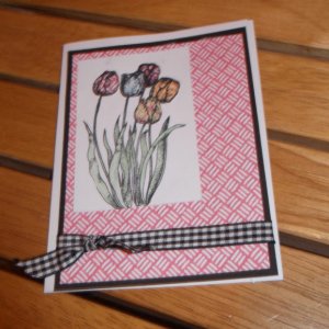 Tulips card