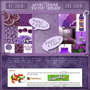 He Said-She Said (the Purple Debate)