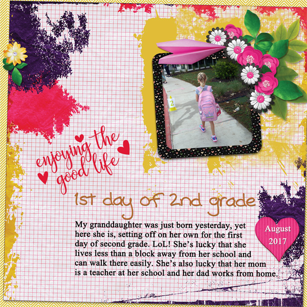 0817 First day of second grade