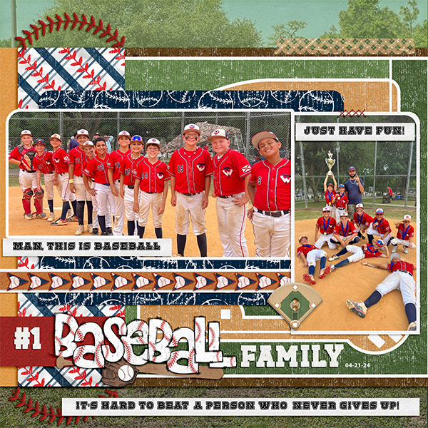 #1 Baseball Family