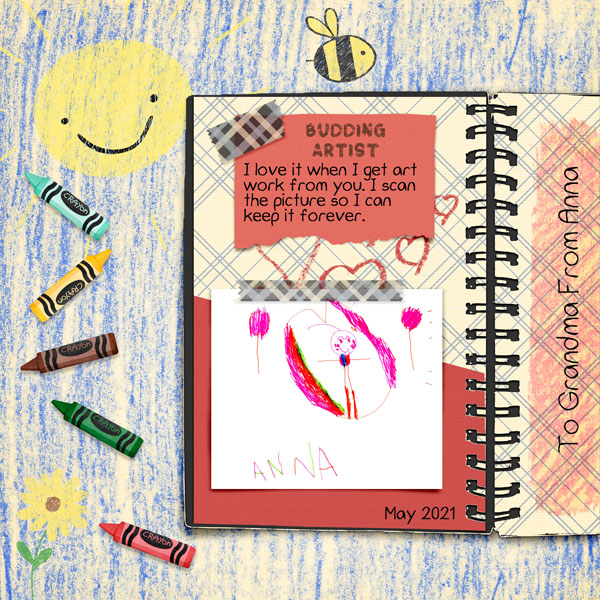 10-07 Crayon Crazy-The Scrappy Kat Template by Ninigoesdigi