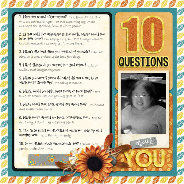 10 Questions about Me