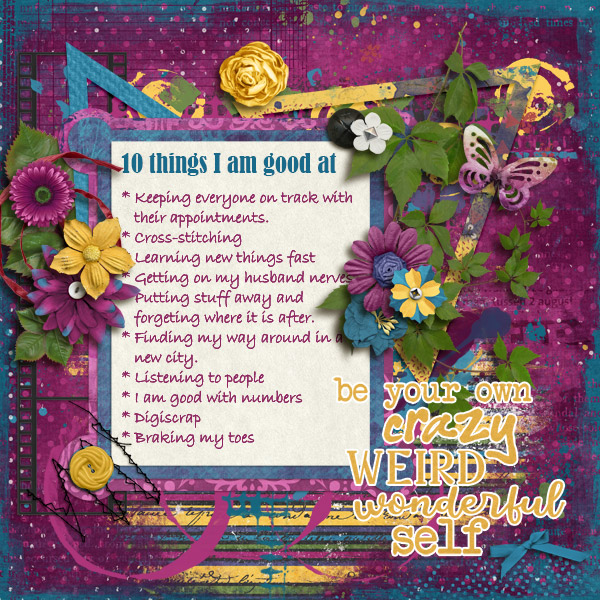10 things I do well