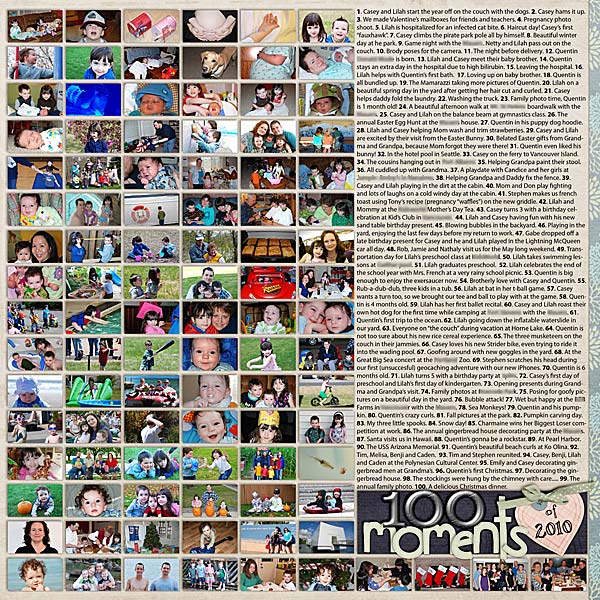100 Moments of 2010