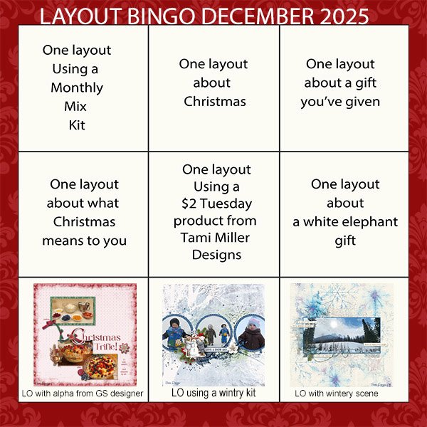 1225- Layout Bingo Challenge